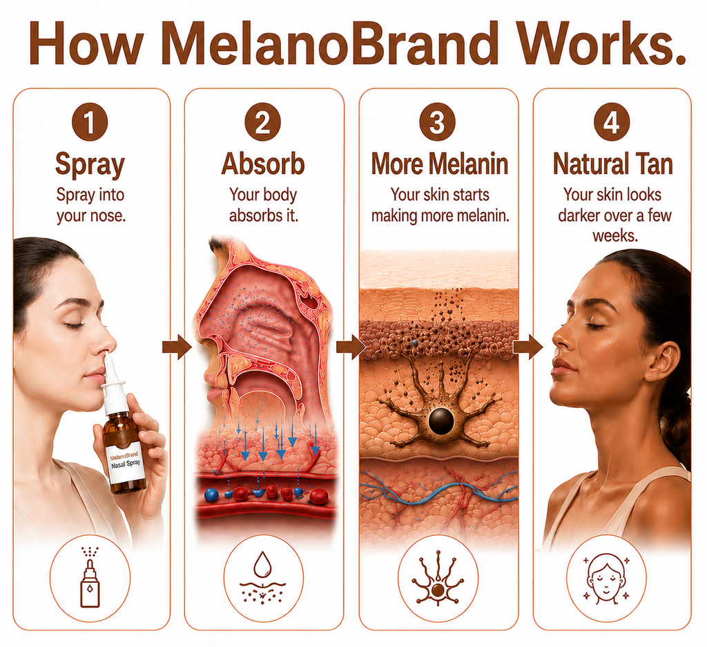 MelanoBrand™ Tanning Nasal Spray